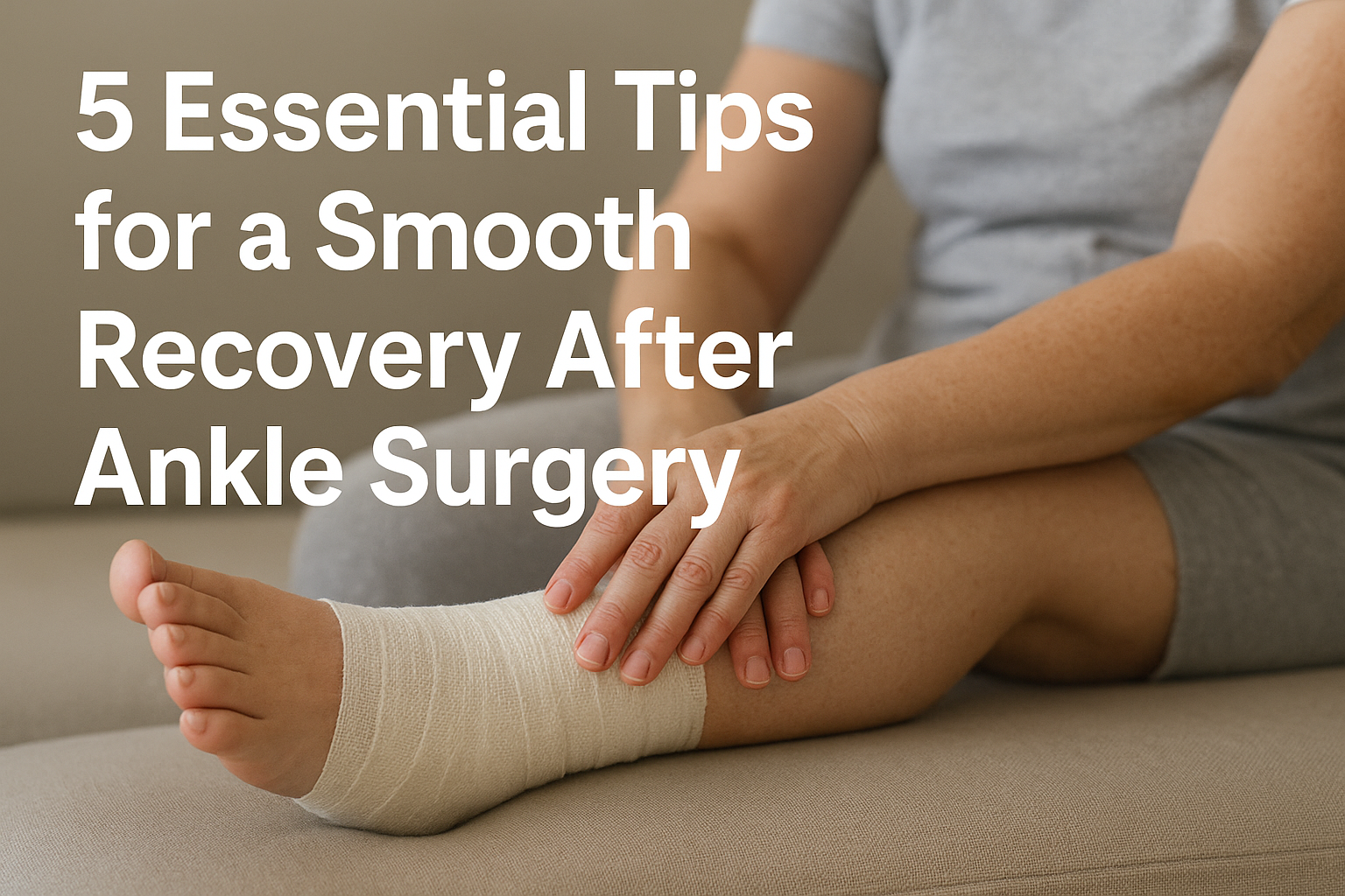 5 Essential Tips for a Smooth Recovery After Ankle Surgery