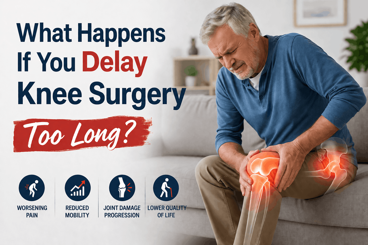 delaying knee surgery